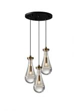  C88803-AB/BK - Loft Pendant Aged Brass/Black