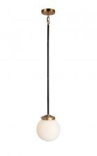  P7070AB/BKOP - Bianca Pendant Aged Brass/Black