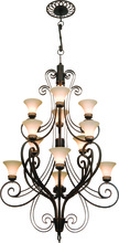  5189AC/1576 - Mirabelle (4+4+4) Light 3 Tier Foyer