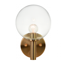 Matteo Lighting S06001AGCL - Cosmo Aged Gold Brass Wall Sconce