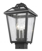 Z-Lite 539PHMS-BK - 3 Light Outdoor Post Mount Fixture