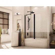  ESH24-33-40 - SIENA TUB/MATTE BLACK/CLEAR