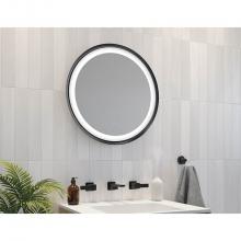  MSOR3030-33 - SOLIIS MIRROR 30'' ROUND BLACK / WITH DEFOGGER & DIMMER