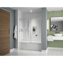  NAST60-25-40L - APOLLO TUB 60'' / BRUSHED NICKEL / LEFT / SEKUR+