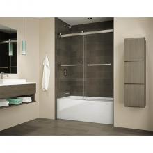  NGST60-25-40 - GEMINI 6MM TUB 60''W/BRUSHED NICKEL/SEKUR+