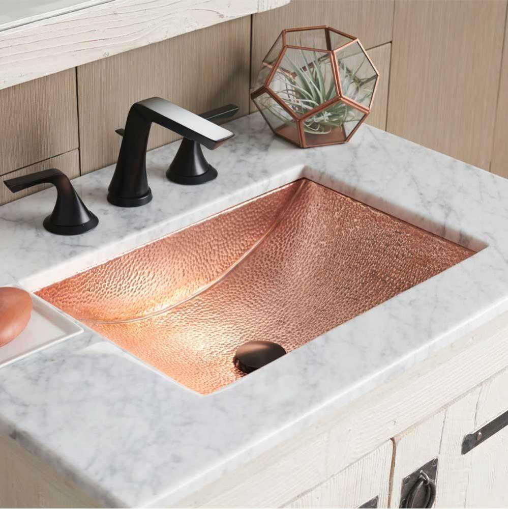 Avila Bathroom Sink in Polished Copper