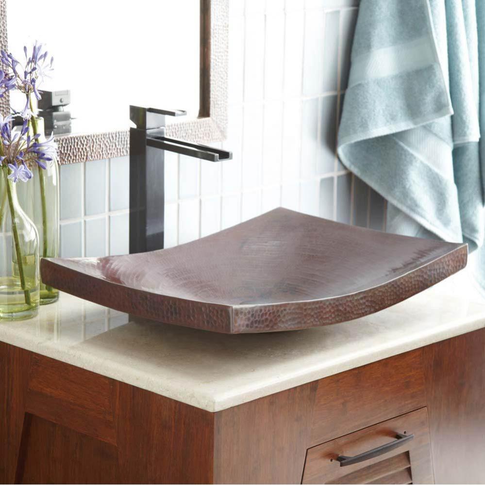 Kohani Bathroom Sink in Antique Copper