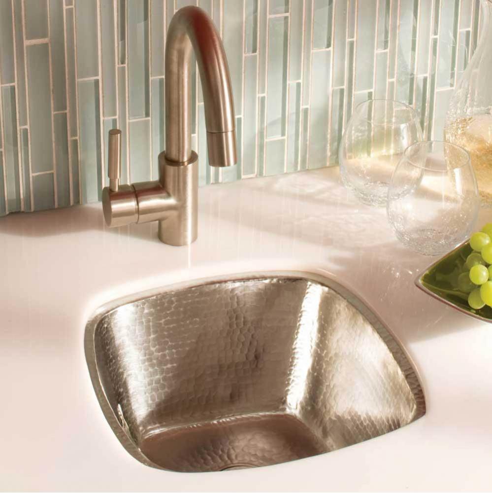 Rincon Bar and Prep Sink in Brushed Nickel