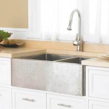 Native Trails CPK576 - Farmhouse Duet Kitchen SInk in Brushed Nickel