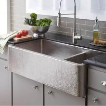 Native Trails CPK574 - Farmhouse Duet Pro Kitchen SInk in Brushed Nickel