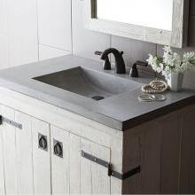 Native Trails NSVNT36-A - 36'' Palomar Vanity Top with Integral Bathroom Sink in Ash