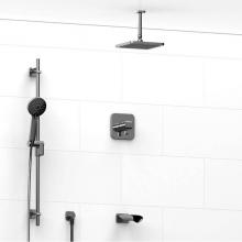 Riobel KIT#1345SAC-6 - Type T/P (thermostatic/pressure balance) 1/2'' coaxial 3-way system with hand shower rai
