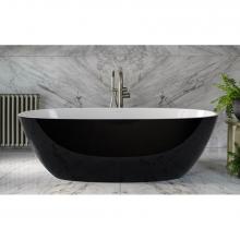  BA2-N-xx-OF - Smaller Barcelona tub with void and overflow. Paint