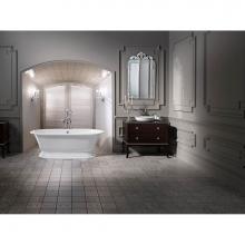 Victoria And Albert RAD-N-SW-OF + ELW-B-SW - Elwick freestanding tub with overflow. ENGLISHCAST®