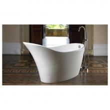 Victoria And Albert AML-N-xx-NO - Amalfi freestanding slipper tub. No overflow. Paint