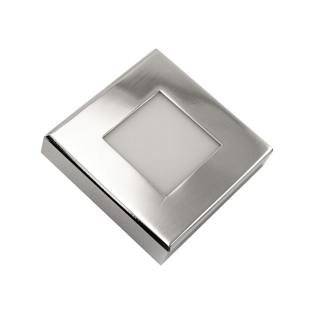 LED Rec, 1LT , 2.1w, Square, Chrome