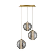  45736-024 - Atomo 3 Light Pendant in Gold