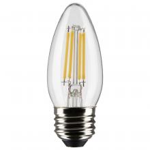  S21291 - 5.5 Watt B11 LED; Clear; Medium base; 90 CRI; 4000K; 120 Volt