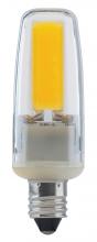  S28684 - 4 Watt; LED; 3000K; Clear; Mini Candelabra base; 120-130 Volt