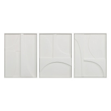 Renwil W6756 - Marsh 18" Wide Wall Decor, Matte White