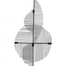 Renwil W6674 - Brenner 27.8" Wide Wall Art, Black Powder