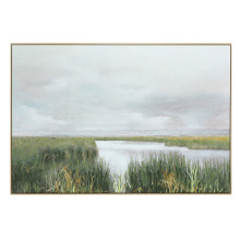 Renwil OL2199 - Tallow 40" H x 60" W Canvas Art, Green