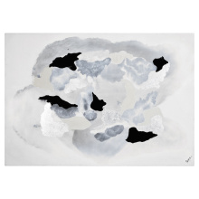 Renwil OL2082 - Alasia 60" Wide Canvas Art, Black