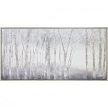 Renwil PA0022 - Anouska 30" Wide Canvas Art, Grey