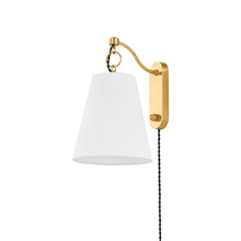 Hudson Valley 1415-AGB - JOAN Plug-in Sconce
