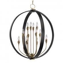  6730-AOB - 12 LIGHT CHANDELIER