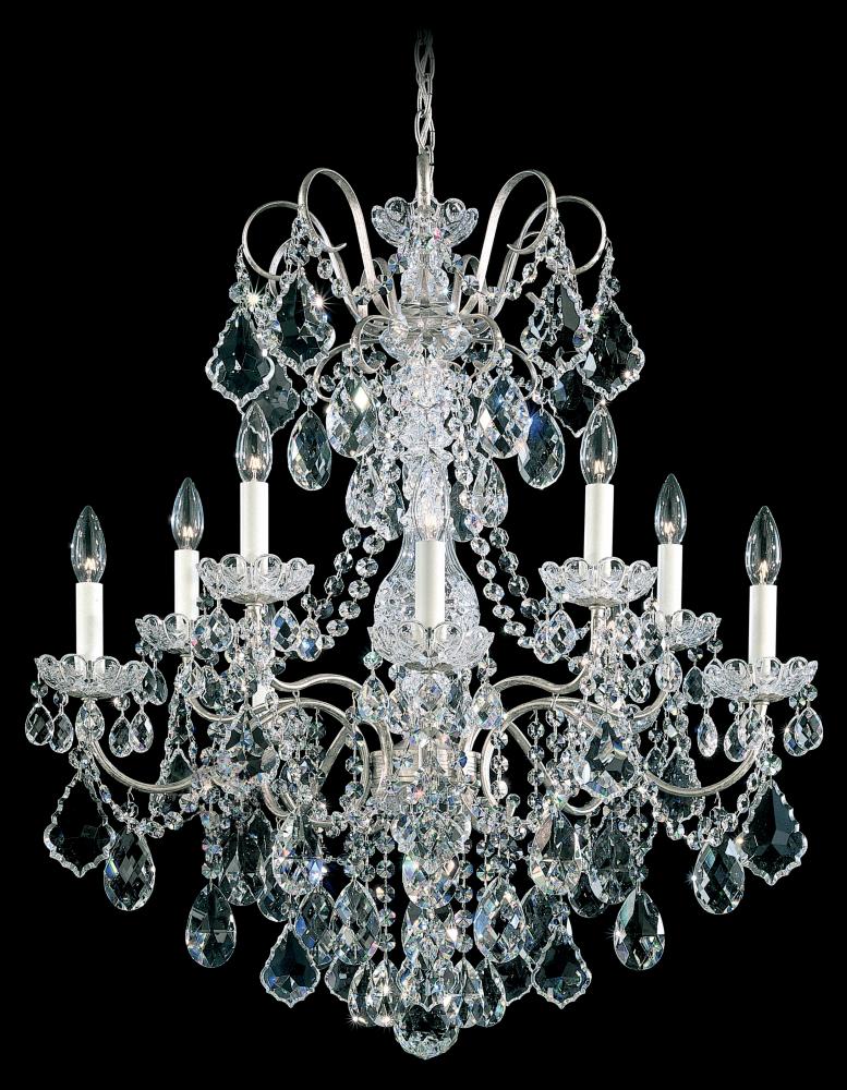 New Orleans 10 Light 120V Chandelier in French Gold with Clear Heritage Handcut Crystal