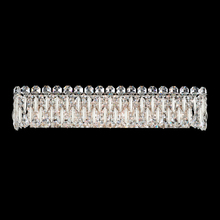  RS8324N-48S - Sarella 6 Light 120V Bath Vanity & Wall Light in Antique Silver with Clear Crystals from Swarovski