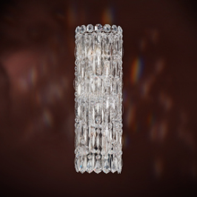  RS8331N-48S - Sarella 4 Light 120V Bath Vanity & Wall Light in Antique Silver with Clear Crystals from Swarovski