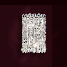  RS8333N-48S - Sarella 2 Light 120V Bath Vanity & Wall Light in Antique Silver with Clear Crystals from Swarovski