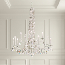  RS84151N-48R - Siena 17 Light 120V Chandelier (No Spikes) in Antique Silver with Clear Radiance Crystal