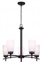  ICH326A05BK - Portia 5 Light Chandelier