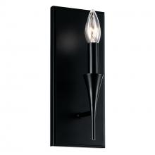 Kichler 52694BK - Alvaro 11.5 Inch 1 Light Wall Sconce in Black