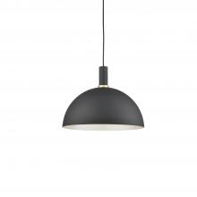 Kuzco Lighting Inc 492316-BK/GD - Archibald 16-in Black With Gold Detail 1 Light Pendant