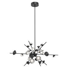 Kuzco Lighting CH50848-BK - Geode 48-in Black LED Chandeliers