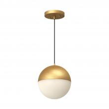  PD11708-BG - Monae 8-in Brushed Gold LED Pendant