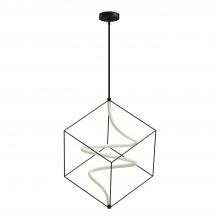  PD29226-BK-UNV - Script 26-in Black LED Pendant