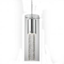  PD4401-CH - Champagne 4-in Chrome LED Pendant