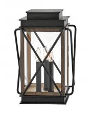  11197BK-LV - Medium Pier Mount Lantern 12v