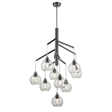  DVP34749GR-CL - Andromeda 9 Light Foyer