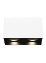 Visual Comfort & Co. Modern Collection 700FMEXOD630WB-LED927 - Exo 6 Dual Flush Mount