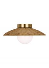 Visual Comfort & Co. Studio Collection KSF1091BBS - Mari Casual 1-Light Indoor Dimmable Medium Flush Mount Ceiling Light