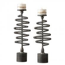 Uttermost 18816 - Uttermost Zigzag Candleholders S/2