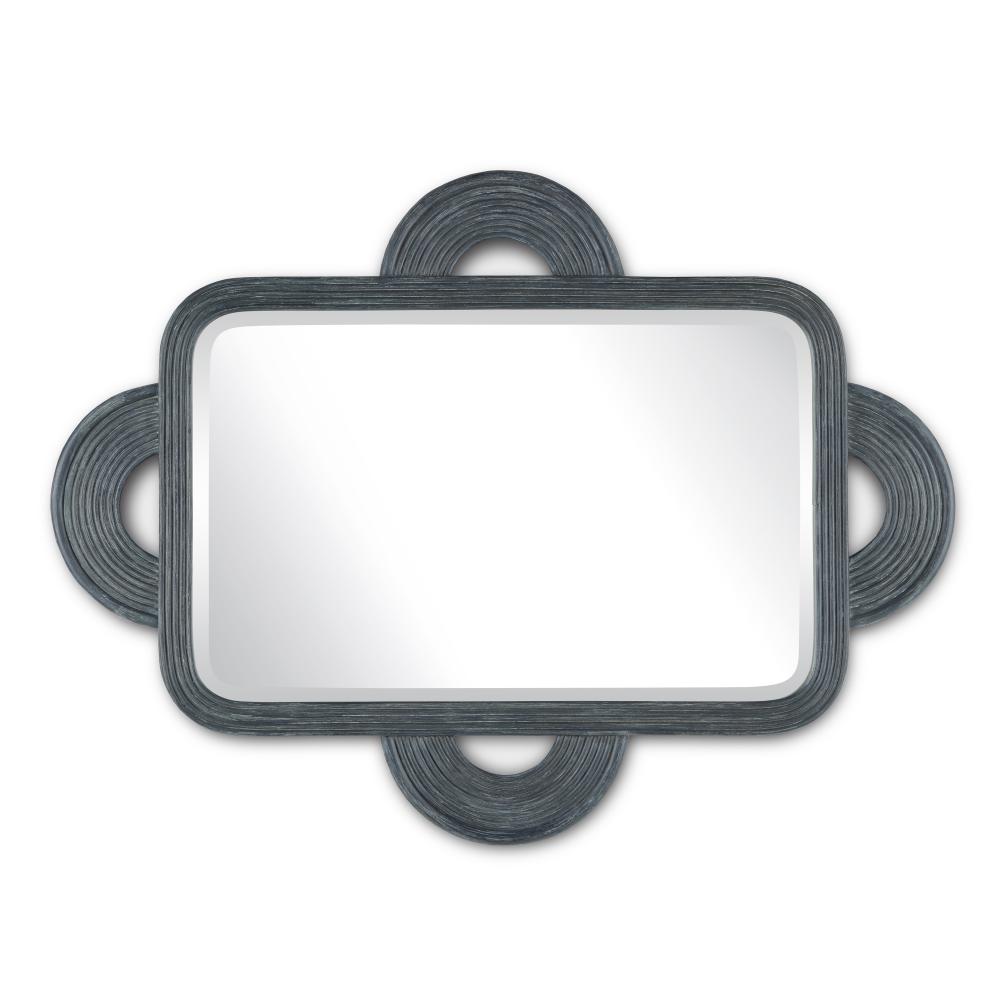 Santos Vintage Navy Rectangular Mirror