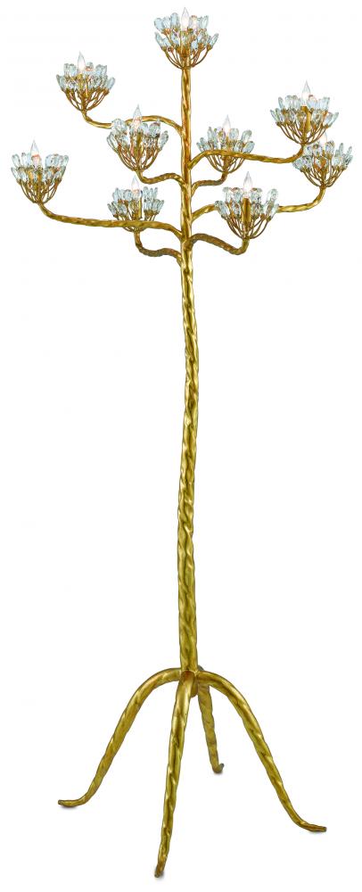 Agave Americana Gold Floor Lamp