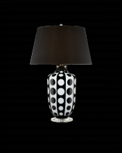 Currey 6000-0813 - Cicero Black & White Table Lamp